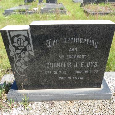 UYS Cornelis J.E. 1912-1972