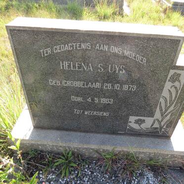 UYS Helena S. nee GROBBELAAR 1873-1963