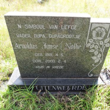 UITENWEERDE Arnoldus Janse 1919-2000