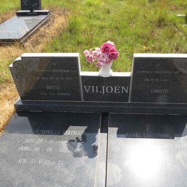 VILJOEN Daniel Christoffel Jacobus 1934- & Hester Petronella Gertruida VAN NIEKERK 1942-2021 _1