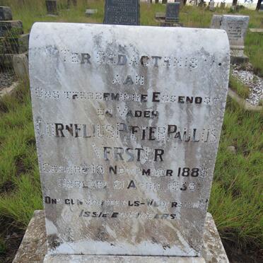 VERSTER Cornelius Pieter Paulus 1885-1938