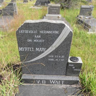 WALT Myrtel Mary, v.d. 1932-2007