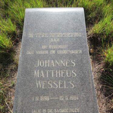WESSELS Johannes Mattheus 1898-1964