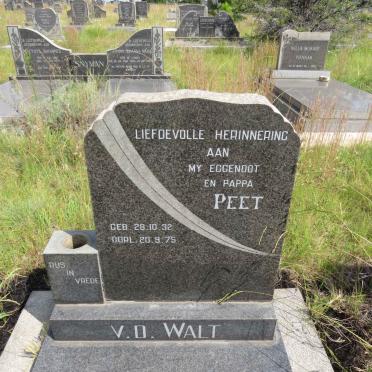 WALT Peet, v.d. 1932-1975