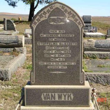 WYK Stoffelina Elizabeth, van née GREYLING 1928-1951