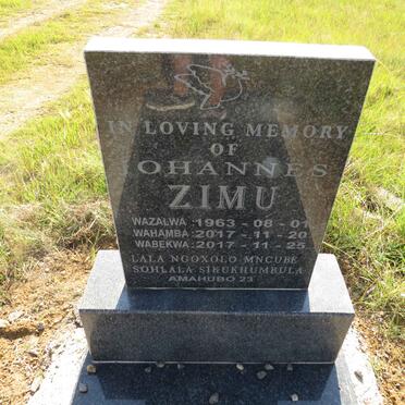 ZIMU Johannes 1963-2017