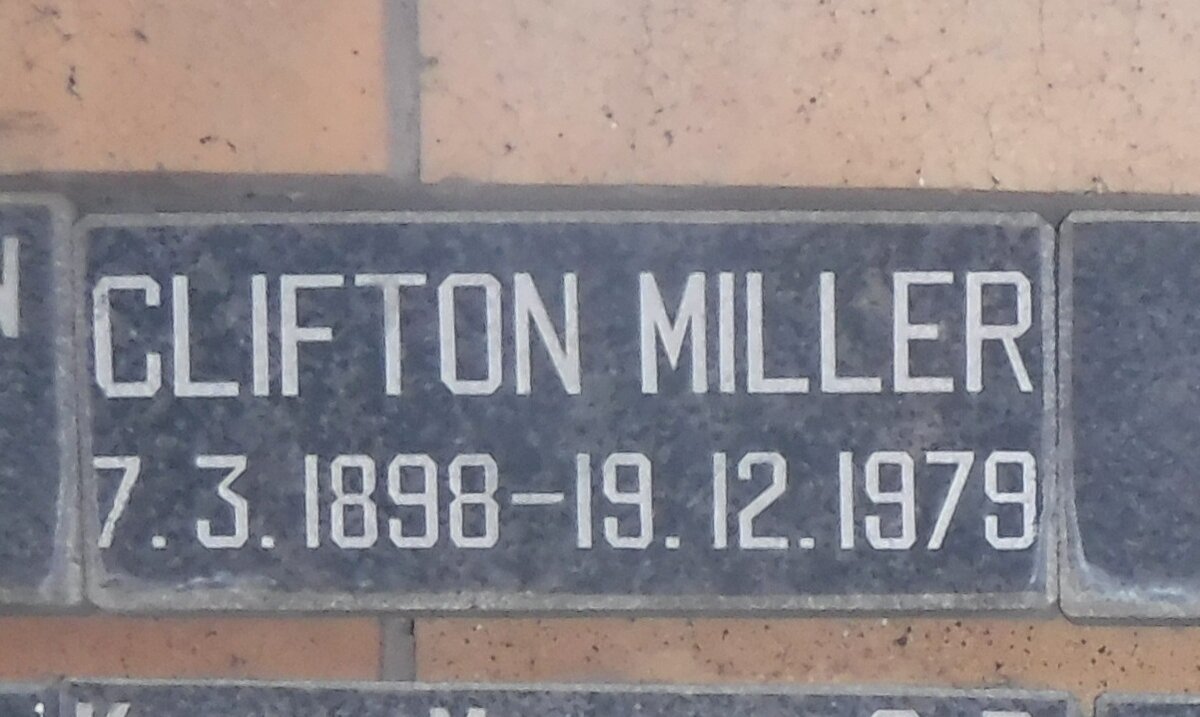 MILLER Clifton 1898-1979