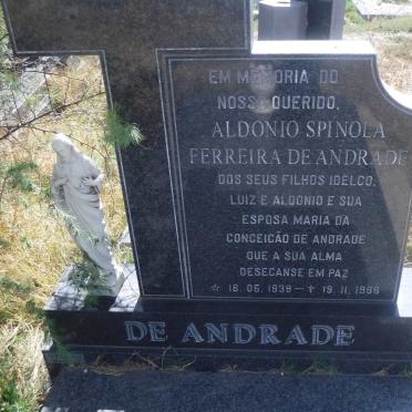 ANDRADE Aldonio Spinola Ferreira, de 1939-1996
