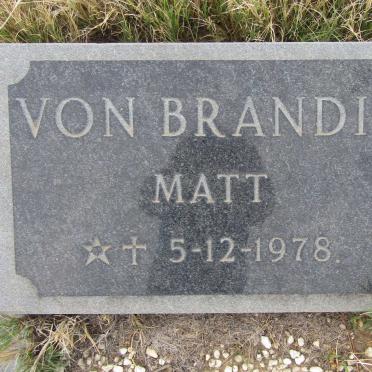 BRANDIS Matt, von 1978-1978