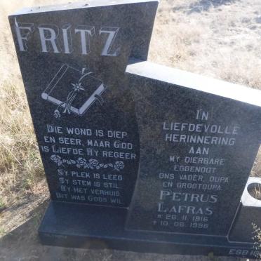 FRITZ Petrus Lafras 1916-1996