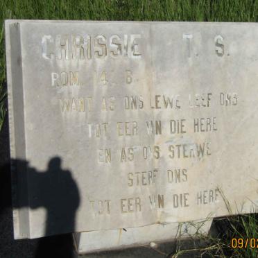 PLESSIS T.S., du