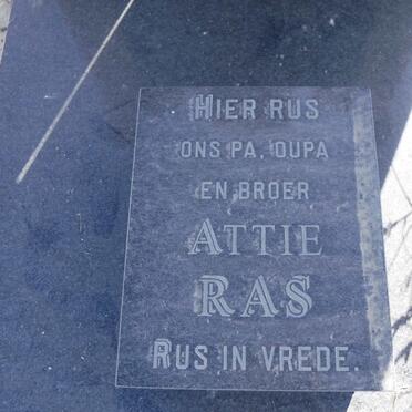 RAS Attie 1924-1993 &amp; Daliena Elizabeth 1927-1984