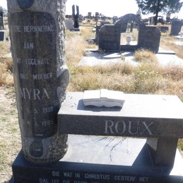 ROUX Myra 1938-1985