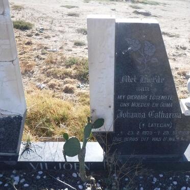 VILJOEN Johannes Diederik 1927-1989 &amp; Johanna Catharina LATEGAN 1935-1988 