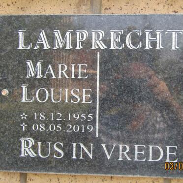 LAMPRECHT Marie Louise 1955-2019
