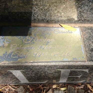 FLEMING Johannes Cornelis 1966-2015 :: FLEMING Steyn 1991-1991
