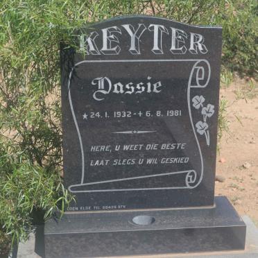 KEYTER Dassie 1932-1981