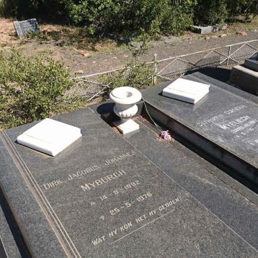 MYBURGH Dirk Jacobus Johannes 1892-1976 &amp; Catharina Cornelia DE WET 1899-1986