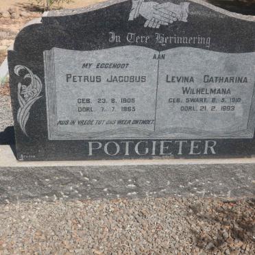 POTGIETER Petrus Jacobus 1906-1965 &amp; Levina Catharina Wilhelmana SWART 1910-1993