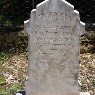 BARNARD Gabriel Daniel 1914-1918