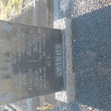 NAUDE Francois Alwyn 1880-1967 &amp; Magdelt Maria VORSTER 1887-1961