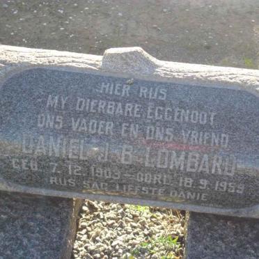 LOMBARD Daniel J.B. 1903-1959