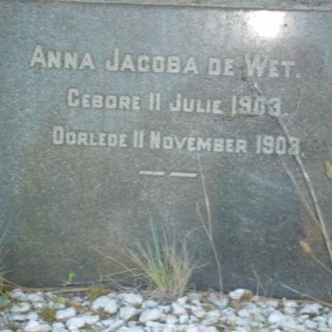 WET Anna Jacoba, de 1903-1908