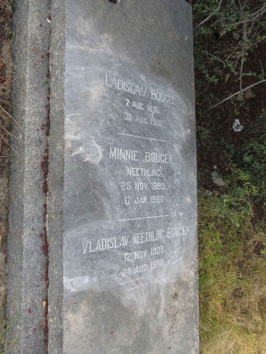BOUCEK Ladislav 1890-1960 & Minnie NEETHLING 1899-1980 :: BOUCEK Vladislav Neethling 1927-1980_1