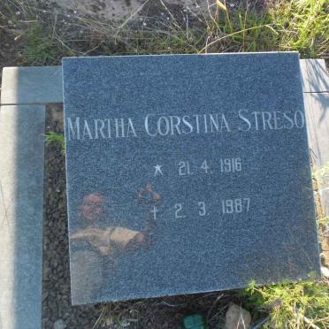 STRESO Martha Corstina 1916-1987