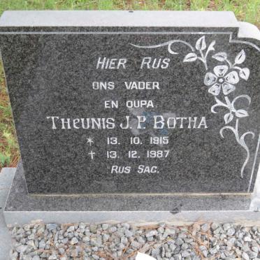 BOTHA Theunis J.P. 1915-1987