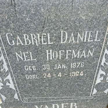 HOFFMAN Gabriel Daniel Nel 1876-1964 &amp; Susanna Louisa TALJAARD 1881-1952