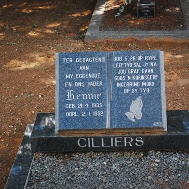 CILLIERS Hennie 1935-1992