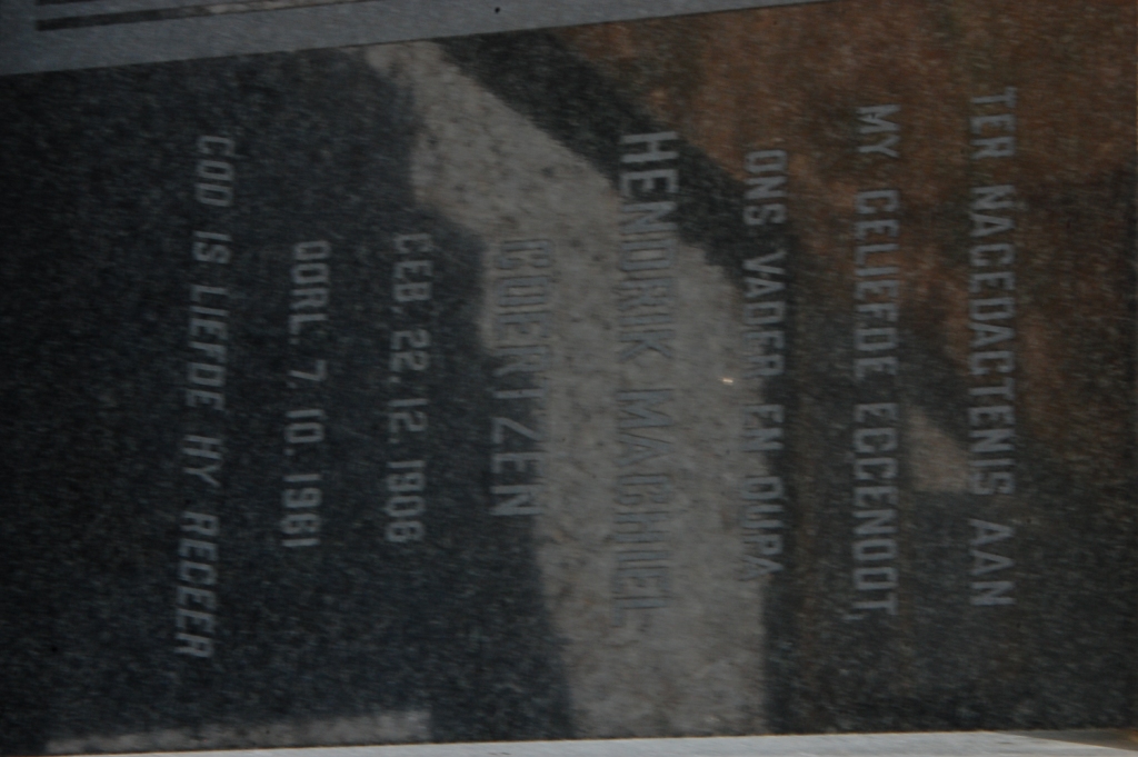 COERTZEN Hendrik Machiel 1908-1961