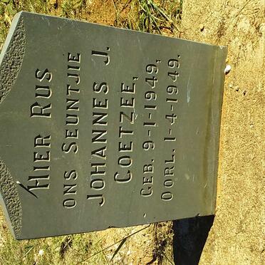 COETZEE Johannes J. 1949-1949