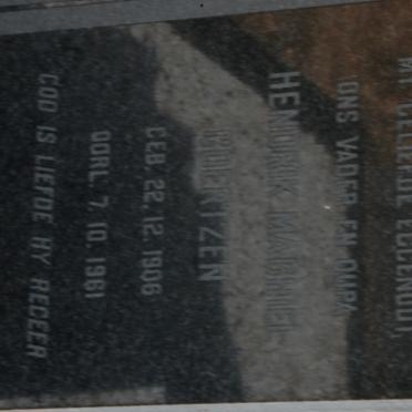 COERTZEN Hendrik Machiel 1908-1961