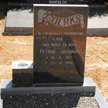 DERKS Petrus Jacobus 1917-1990