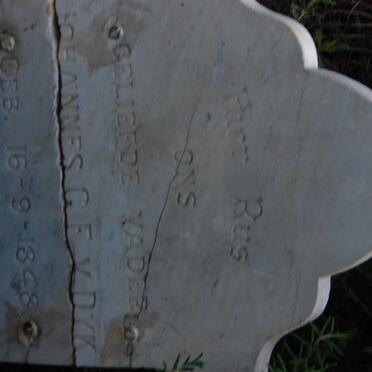 DYK Johannes G.F., van 18?8-1931