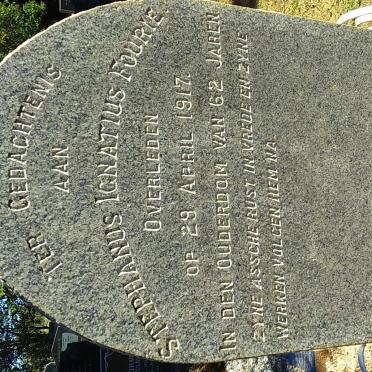 FOURIE Stephanus Ignatius -1917
