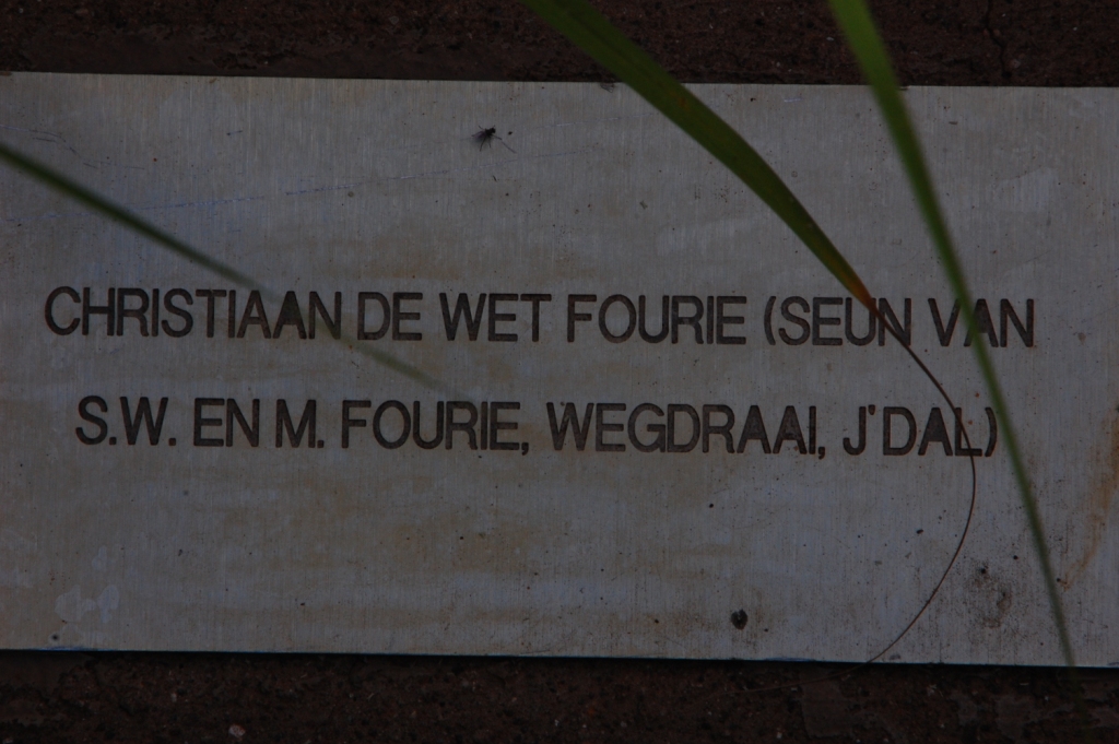 FOURIE Christiaan de Wet