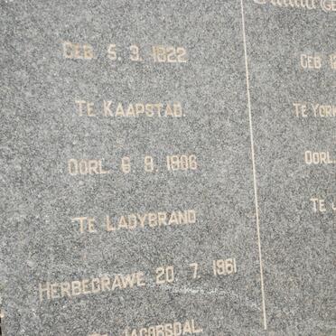 HECKROODT Pieter Hendrik 1822-1906 &amp; Emma FILMATER 1831-1900