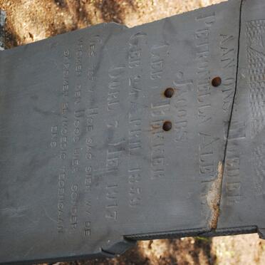 JACOBS Petronella Aletta nee BEKKER 1859-1917