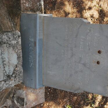 JACOBS David Hermanus 1855-1917 &amp; Petronella Aletta BEKKER 1859-1917