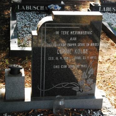 KOLBE Gerrie 1941-1972