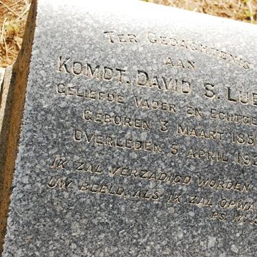 LUBBE David.S. 1855-1923