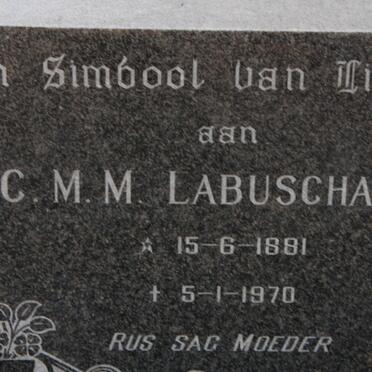LABUSCHAGNE C.M.M. 1891-1970