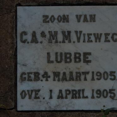 LUBBE zoon 1905-1905