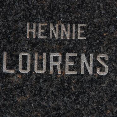 LOURENS Hennie