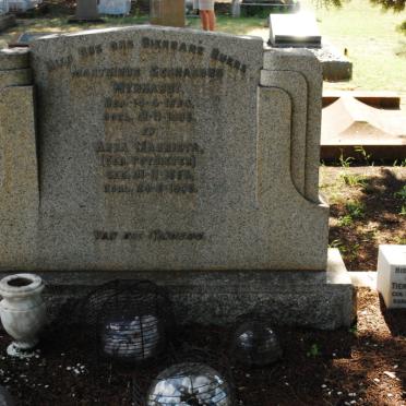MYNHARDT Marthinus Gerhardus 1864-1936 &amp; Anna Magrieta POTGIETER 1868-1940 :: MYNHARDT Tienie 1921-1926