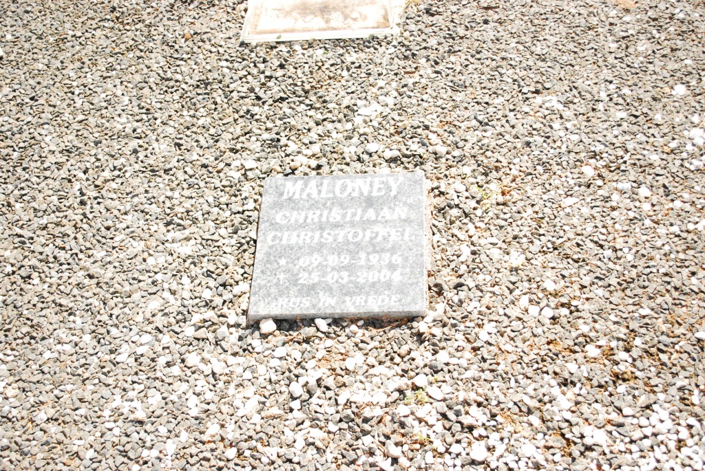 MALONEY Christiaan Christoffel 1936-2004