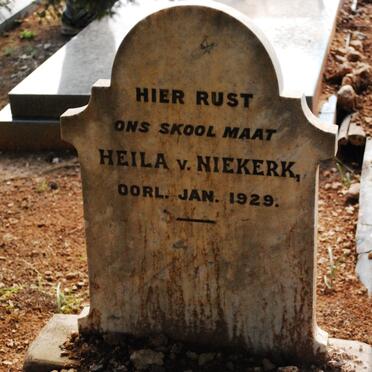 NIEKERK Heila, van -1929